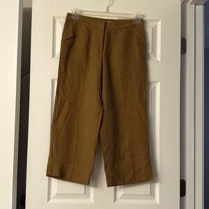 J Jill Linen Cropped Pants